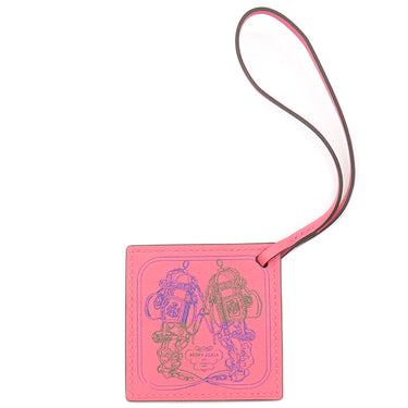 エルメス HERMES カレナノ ローズエテ スイフト バッグチャーム 【BRIDES DE GALA EYELINER/ブリッドドゥガラ アイライナー】