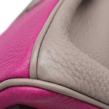 エルメス HERMES バーキン25 ローズパープル×トゥルティエールグレー トゴ ハンドバッグ ゴールド金具 【PO品】 紫 グレージュ バイカラー リカラー有