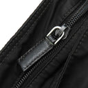 プラダ PRADA 三角ロゴ VA0251 ブラック ナイロン レザー ショルダーバッグ シルバー金具 黒
