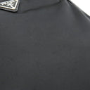 プラダ PRADA 三角ロゴ VA0251 ブラック ナイロン レザー ショルダーバッグ シルバー金具 黒
