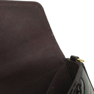 ルイヴィトン LOUIS VUITTON ポシェット フェリシー M61267 アマラント モノグラムヴェルニ チェーンウォレット ゴールド金具 茶 チェーンショルダー