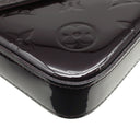 ルイヴィトン LOUIS VUITTON ポシェット フェリシー M61267 アマラント モノグラムヴェルニ チェーンウォレット ゴールド金具 茶 チェーンショルダー