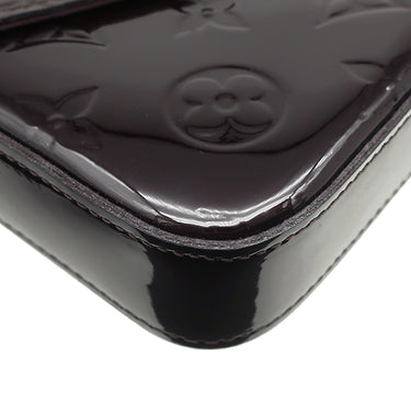 ルイヴィトン LOUIS VUITTON ポシェット フェリシー M61267 アマラント モノグラムヴェルニ チェーンウォレット ゴールド金具 茶 チェーンショルダー