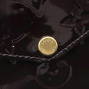 ルイヴィトン LOUIS VUITTON ポシェット フェリシー M61267 アマラント モノグラムヴェルニ チェーンウォレット ゴールド金具 茶 チェーンショルダー