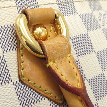 ルイヴィトン LOUIS VUITTON サレヤ PM N51186 ダミエアズール ダミエアズールキャンバス ハンドバッグ ゴールド金具 白 トートバッグ