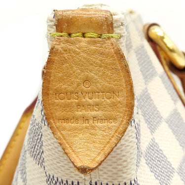 ルイヴィトン LOUIS VUITTON サレヤ PM N51186 ダミエアズール ダミエアズールキャンバス ハンドバッグ ゴールド金具 白 トートバッグ