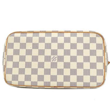 ルイヴィトン LOUIS VUITTON サレヤ PM N51186 ダミエアズール ダミエアズールキャンバス ハンドバッグ ゴールド金具 白 トートバッグ