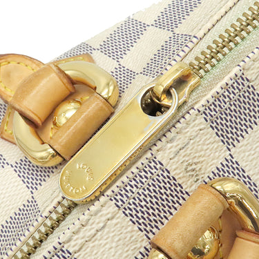 ルイヴィトン LOUIS VUITTON サレヤ PM N51186 ダミエアズール ダミエアズールキャンバス ハンドバッグ ゴールド金具 白 トートバッグ