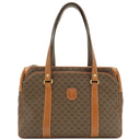 セリーヌ CELINE マカダム トート ブラウン PVC レザー ハンドバッグ ゴールド金具 総柄 トリオンフ ロゴ ヴィンテージ ショルダー