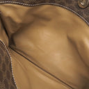 セリーヌ CELINE マカダム トート ブラウン PVC レザー ハンドバッグ ゴールド金具 総柄 トリオンフ ロゴ ヴィンテージ ショルダー