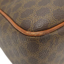 セリーヌ CELINE マカダム トート ブラウン PVC レザー ハンドバッグ ゴールド金具 総柄 トリオンフ ロゴ ヴィンテージ ショルダー