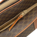 セリーヌ CELINE マカダム トート ブラウン PVC レザー ハンドバッグ ゴールド金具 総柄 トリオンフ ロゴ ヴィンテージ ショルダー