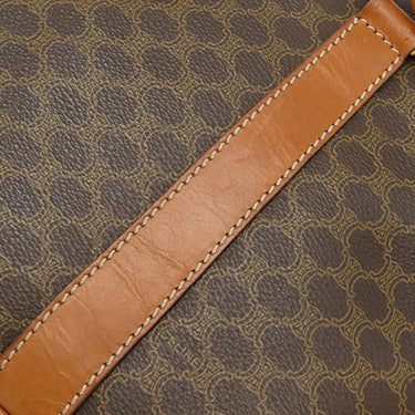 セリーヌ CELINE マカダム トート ブラウン PVC レザー ハンドバッグ ゴールド金具 総柄 トリオンフ ロゴ ヴィンテージ ショルダー