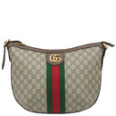 グッチ GUCCI オフィディア GGスモールショルダーバッグ 598125 ベージュ×エボニー GGスプリームキャンバス レザー ショルダーバッグ ゴールド金具 茶 名前刻印入り