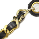 シャネル CHANEL 巾着ショルダーバッグ ブラック ラムスキン ショルダーバッグ ゴールド金具 黒 ココマーク ココボール