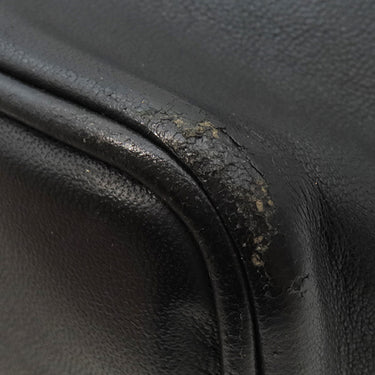 シャネル CHANEL 巾着ショルダーバッグ ブラック ラムスキン ショルダーバッグ ゴールド金具 黒 ココマーク ココボール