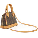 ルイヴィトン LOUIS VUITTON アルマ BB M46990 モノグラム モノグラムキャンバス 2WAYバッグ ゴールド金具 茶 ショルダー ハンドバッグ