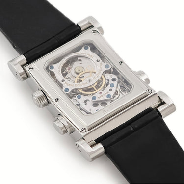 腕時計 ピエール ドゥロッシュ Pierre DeRoche スプリットロック SPR30001ACI0-003CRO 自動巻き メンズ 黒 クロノグラフ デイト スモセコ