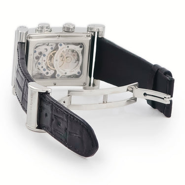 腕時計 ピエール ドゥロッシュ Pierre DeRoche スプリットロック SPR30001ACI0-003CRO 自動巻き メンズ 黒 クロノグラフ デイト スモセコ