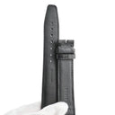 IWC IWC ブラック クロコダイル 腕時計パーツ 新品同様 純正 替え クロコ バンド レザー 本革 ベルト ストラップ 予備 ロング スペア 交換 XL 20mm ブラック 黒