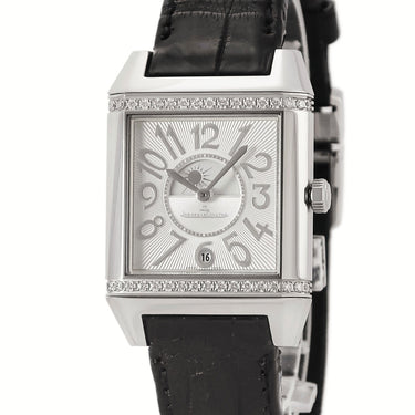 腕時計 ジャガールクルト JAEGER LECOULTRE レベルソ スクアドラ デュエット 235.8.76 Q7058420 自動巻き メンズ レディース OH済み 純正ダイヤ