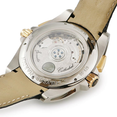 腕時計 ユリスナルダン ULYSSE NARDIN ソナタ ストリームライン 675-00 自動巻き メンズ OH済 チタン×K18RG×セラミック アラーム