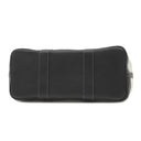 エルメス HERMES ガーデンパーティーTPM グレー×ブラック トワルアッシュ レザー 2WAYバッグ シルバー金具 ショルダー 斜め掛け