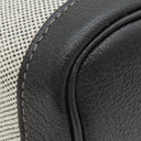 エルメス HERMES ガーデンパーティーTPM グレー×ブラック トワルアッシュ レザー 2WAYバッグ シルバー金具 ショルダー 斜め掛け