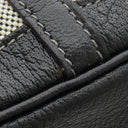 エルメス HERMES ガーデンパーティーTPM グレー×ブラック トワルアッシュ レザー 2WAYバッグ シルバー金具 ショルダー 斜め掛け