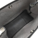 エルメス HERMES ガーデンパーティーTPM グレー×ブラック トワルアッシュ レザー 2WAYバッグ シルバー金具 ショルダー 斜め掛け