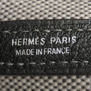 エルメス HERMES ガーデンパーティーTPM グレー×ブラック トワルアッシュ レザー 2WAYバッグ シルバー金具 ショルダー 斜め掛け