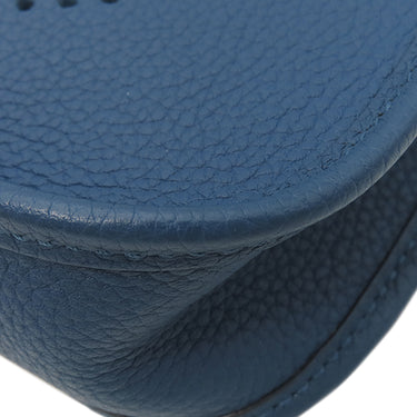 エルメス HERMES エヴリンTPM ディープブルー トリヨンモーリス ショルダーバッグ シルバー金具 青 紺