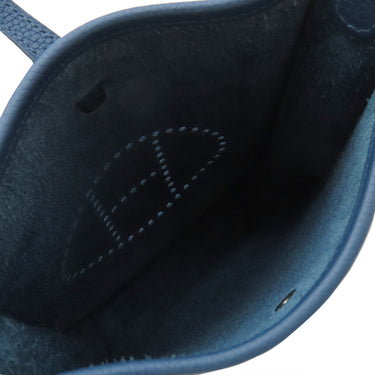 エルメス HERMES エヴリンTPM ディープブルー トリヨンモーリス ショルダーバッグ シルバー金具 青 紺