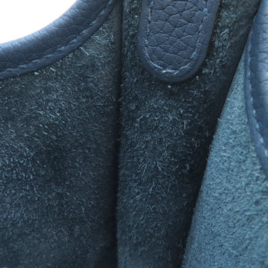 エルメス HERMES エヴリンTPM ディープブルー トリヨンモーリス ショルダーバッグ シルバー金具 青 紺