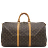 ルイヴィトン LOUIS VUITTON キーポル バンドリエール50 M41416 モノグラム モノグラムキャンバス ボストンバッグ ゴールド金具 茶 鍵/パドロック欠品