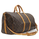 ルイヴィトン LOUIS VUITTON キーポル バンドリエール50 M41416 モノグラム モノグラムキャンバス ボストンバッグ ゴールド金具 茶 鍵/パドロック欠品