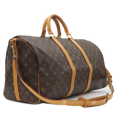 ルイヴィトン LOUIS VUITTON キーポル バンドリエール50 M41416 モノグラム モノグラムキャンバス ボストンバッグ ゴールド金具 茶 鍵/パドロック欠品