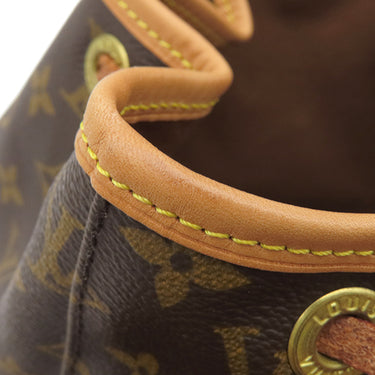 ルイヴィトン LOUIS VUITTON モンスリ MM M51136 モノグラム モノグラムキャンバス リュック・デイパック ゴールド金具 茶 バッグパック