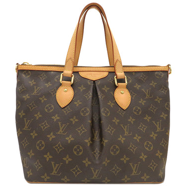 ルイヴィトン LOUIS VUITTON パレルモ PM M40145 モノグラム モノグラムキャンバス 2WAYバッグ ゴールド金具 茶 ショルダーバッグ ハンドバッグ