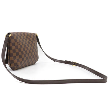 ルイヴィトン LOUIS VUITTON ミュゼットタンゴ N51301 ダミエエベヌ ダミエキャンバス ショルダーバッグ ゴールド金具 茶