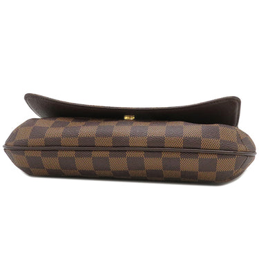 ルイヴィトン LOUIS VUITTON ミュゼットタンゴ N51301 ダミエエベヌ ダミエキャンバス ショルダーバッグ ゴールド金具 茶