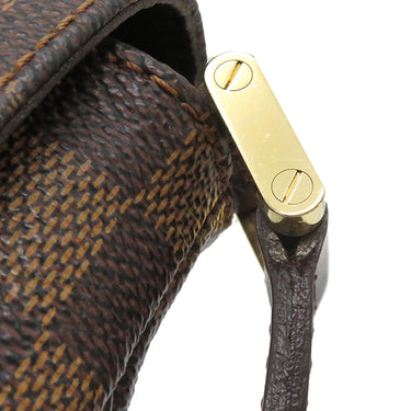 ルイヴィトン LOUIS VUITTON ミュゼットタンゴ N51301 ダミエエベヌ ダミエキャンバス ショルダーバッグ ゴールド金具 茶
