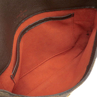 ルイヴィトン LOUIS VUITTON ミュゼットタンゴ N51301 ダミエエベヌ ダミエキャンバス ショルダーバッグ ゴールド金具 茶