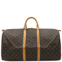 ルイヴィトン LOUIS VUITTON キーポル 55 M41424 モノグラム モノグラムキャンバス ボストンバッグ ゴールド金具 茶 鍵/パドロック欠品