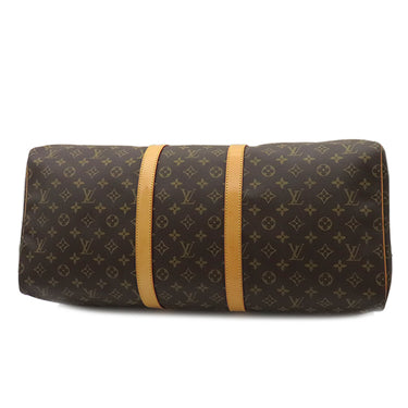 ルイヴィトン LOUIS VUITTON キーポル 55 M41424 モノグラム モノグラムキャンバス ボストンバッグ ゴールド金具 茶 鍵/パドロック欠品