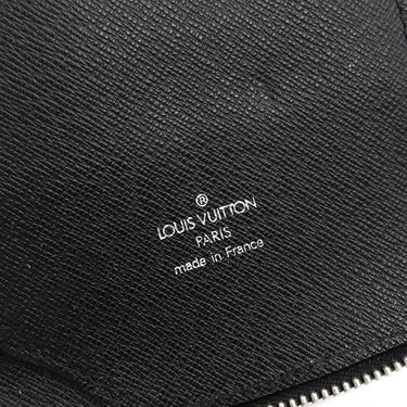 ルイヴィトン LOUIS VUITTON オーガナイザー アトール M30652 アルドワーズ タイガ 長財布 シルバー金具 黒 トラベルケース