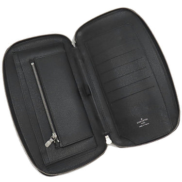 ルイヴィトン LOUIS VUITTON オーガナイザー アトール M30652 アルドワーズ タイガ 長財布 シルバー金具 黒 トラベルケース