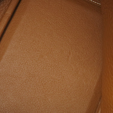 エルメス HERMES ヴィクトリアカバス32 ゴールド トリヨンクレマンス トートバッグ シルバー金具 茶