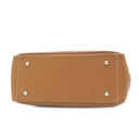 エルメス HERMES ヴィクトリアカバス32 ゴールド トリヨンクレマンス トートバッグ シルバー金具 茶