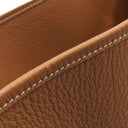 エルメス HERMES ヴィクトリアカバス32 ゴールド トリヨンクレマンス トートバッグ シルバー金具 茶